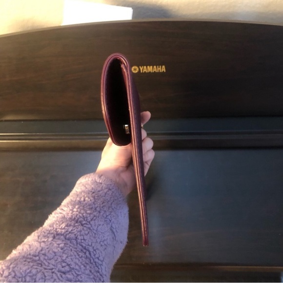 NWOT Purple Wallet Clutch Purse Wristlet - Picture 7 of 7